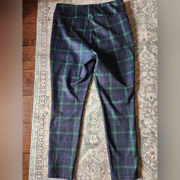 Crown & Ivy Green and Blue Tartan Trousers - Picture 2 of 3